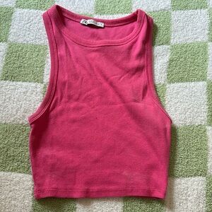 Zara tank top, size S, pink